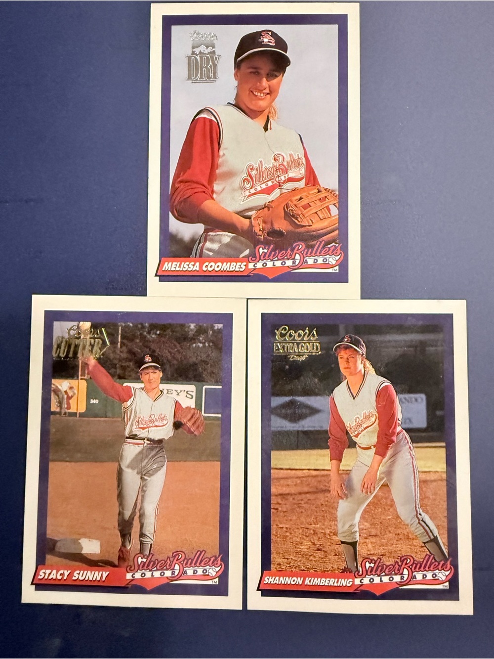 1994 Coors Brewing Dry Melissa Coombes Stacy Sunny Shannon Kimberling Baseball